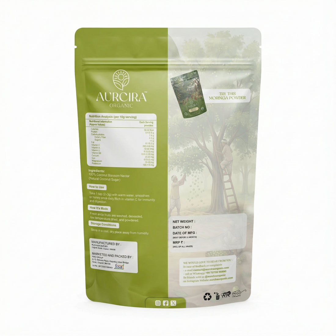 Amla Powder 200g – Natural Amla Fruit Powder for Daily Wellness